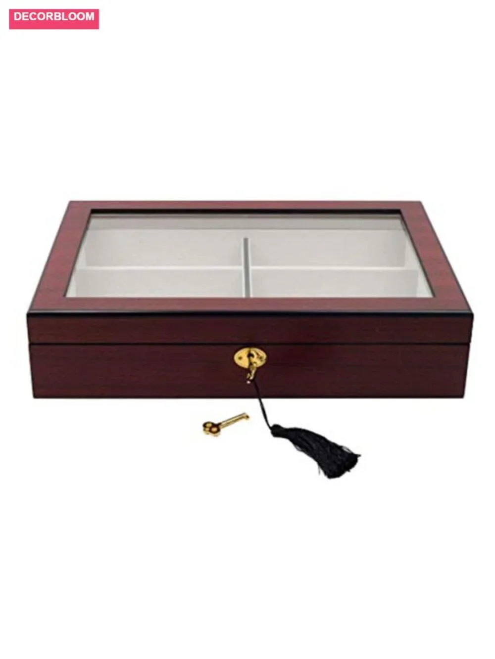 Extra Large Wood Sunglass Glasses Display Case Organizer Collector Box with